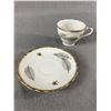 Image 8 : 4 Vintage English Bone China Cups & Saucers