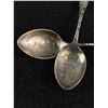 Image 3 : 4 Vintage Sterling Silver Collectible Spoons
