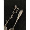 Image 4 : 4 Vintage Sterling Silver Collectible Spoons