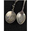 Image 5 : 4 Vintage Sterling Silver Collectible Spoons