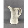 Image 1 : Lovely Royal Worcester 6" Ivory Bone China Leaf Creamer Pitcher - Made In England