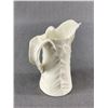 Image 2 : Lovely Royal Worcester 6" Ivory Bone China Leaf Creamer Pitcher - Made In England