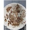 Image 2 : Lovely 1970's Alfred Meakin England 'Charlotte' Transferware 7" Pitcher & 9" Bowl Set - Note old han