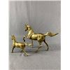 Image 2 : Vintage Solid Brass Horse & Colt Figures