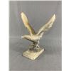 Image 1 : Vintage Eagle In Flight Sculpture On Stone Base