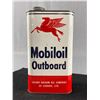 Image 1 : Vintage 1 Q t Mobiloil Outboard Tin