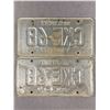 Image 2 : 1991 Pair Of Yukon The Klondike License Plates