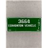 Image 1 : 1971 Edmonton Vehicle License Plate