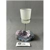Image 1 : Amethyst Candle Holder w/ Glass MSRP $380.00