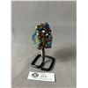 Image 1 : 4.5" Amethyst Titanium Aura MSRP $480.00