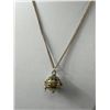 Image 2 : Vintage Gold Chain w/Hinged Pendant, Inside Enameld, Very Unique