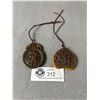 Image 1 : 2 Carved Chinese Pendants