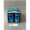 Image 2 : Vintage 6 Pack Of McCulloch Outboard Motoroil Full Tins In Cardboard Packaging