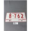 Image 1 : British Columbia Transporter License Plate