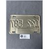 Image 2 : 1986 British Columbia Motor Carrier License Plate