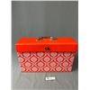 Image 1 : Funky 1970's Neon Orange File Folder