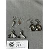 Image 2 : 3 Pairs Of Crystal Earrings