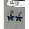 Image 3 : NZ Paua Shell Pendant Necklace & Pair Of Matching Earrings