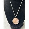 Image 2 : Mother Of Pearl Pendant Necklace & Pair Of Mother Of Pearl Earrings