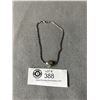 Image 1 : 925 Sterling Silver Bracelet w/ 925 SS Hinged Heart Charm, 8 1/2" L