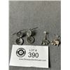 Image 2 : 2 Pairs Of Lovely 925 Sterling Silver Earrings, One Elephant Design, Each Marked 925