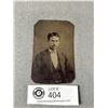 Image 1 : Interesting Tin Type 1800's Photo Of Young 1st Nations? Man