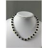 Image 2 : 1930's Black & Clear Crystal Necklace
