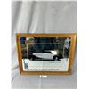Image 1 : Framed Rolls- Royce Cabriolet deVille Mirror Advertisement. Approx. 16" x 20"