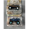 Image 2 : 3 Ltd Ed Greenlight Collectible "Kings Of Crunch" Monster Trucks Die Cast Vehicles