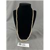 Image 1 : Vintage Good Quality Faux Pearls Necklace Hand Knotted