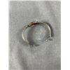 Image 2 : Vintage Silver Bracelet with Brown Jasper Stone Center