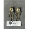 Image 2 : Nice Pair of Vintage Rhinestone Clip-On Earrings