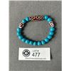 Image 1 : Tibetan Beaded Glass/Stone Stretch Bracelet