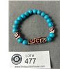 Image 2 : Tibetan Beaded Glass/Stone Stretch Bracelet