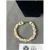 Image 2 : Vintage Irredescent Beads w/ Gold Colour Beads Choker Necklace (Approx. 16" L)  &  Matching Bracelet