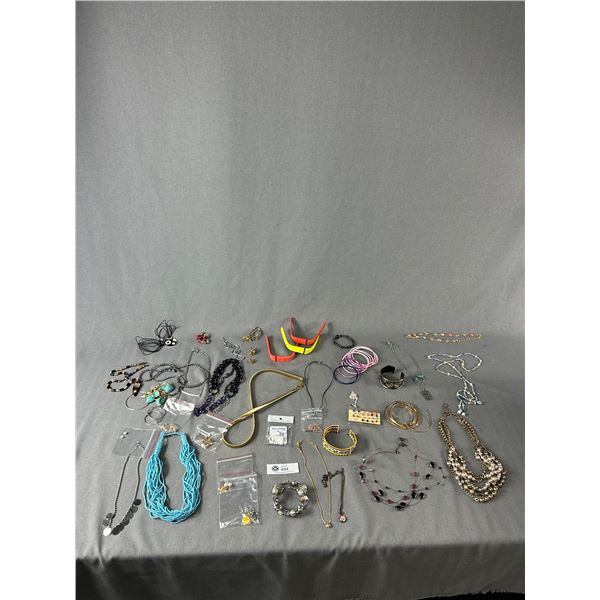 Variety Of  Vintage Jewelry Including Necklaces, Bracelets & More