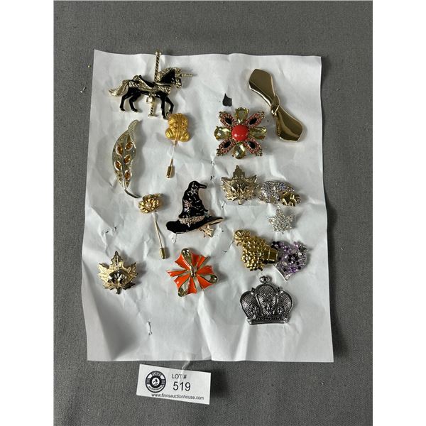 Nice Lot Of Brooches & Pins