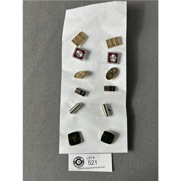 6 Pairs Of Assorted Cuff-Links