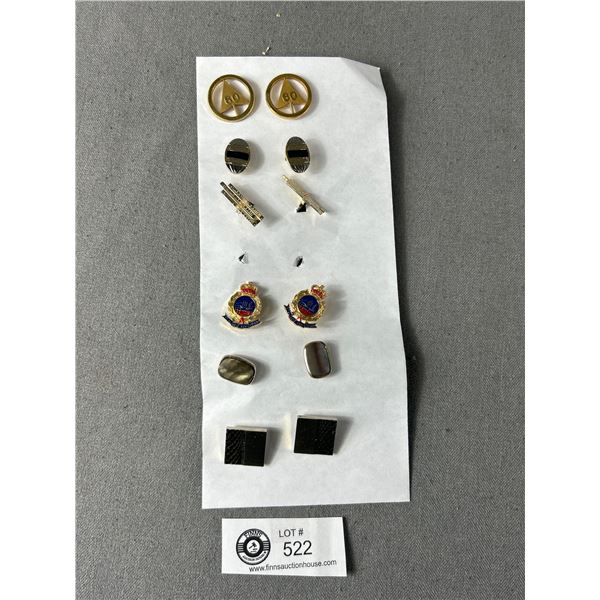 6 Pairs Of Assorted Cuff-Links Including Royal Hong Kong Police