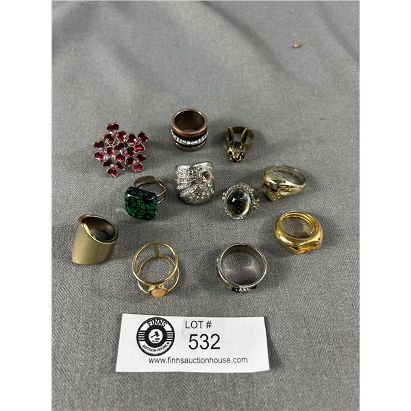 Assortment Of Chunky Style Rings