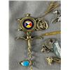 Image 2 : Assortment Of Tie Pin/Bars, Religious Medalions, Charm/Pendants & More