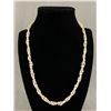 Image 1 : Vintage Twisted Pearl Freshwater Pearls Necklace Original Silver Filigree Clasp