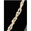 Image 2 : Vintage Twisted Pearl Freshwater Pearls Necklace Original Silver Filigree Clasp
