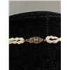 Image 3 : Vintage Twisted Pearl Freshwater Pearls Necklace Original Silver Filigree Clasp