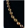 Image 2 : 1940's Rare Gold Plated Crystal Necklace Approx. 16"L