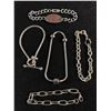 Image 1 : 4 Silver Bracelets + 1 Medic Alert Bracelet