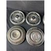 Image 2 : 10 Vintage Vehicle Hubcaps - Pontiac Motors, Chevrolet & Rambler