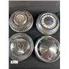 Image 3 : 10 Vintage Vehicle Hubcaps - Pontiac Motors, Chevrolet & Rambler