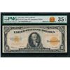 1922 $10 Gold Certificate PMG 35EPQ