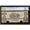1862 $10 T-46 Confederate PCGS 53